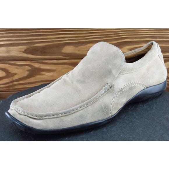 Aldo Shoes Size 47 M Beige Loafer Leather Men - Picture 1 of 10